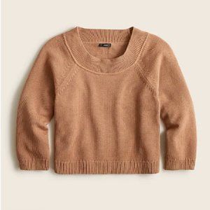 J Crew Relaxed Sleeve Boatneck Beach Sweater